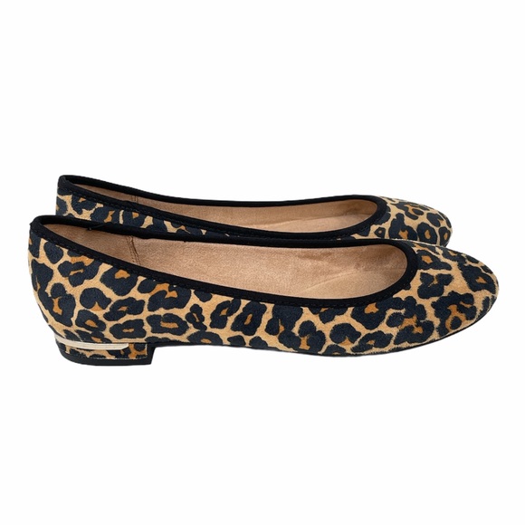 Lifestride Vivienne Leopard Flats Brown Tan Sizes 8.5 - Picture 5 of 9